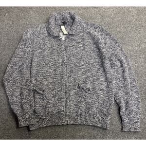 NWT J. Crew Mens XL Chucky Knit Full Zip Pockets Cardigan Sweater